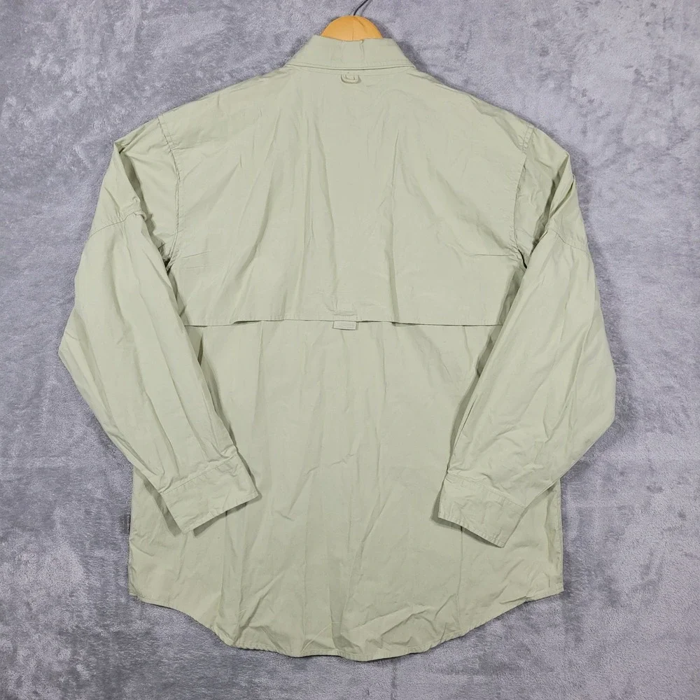Vintage Woolrich Button Down Mens L Clover 761 Outdoor Fishing Vented Shirt - Picture 2 of 9